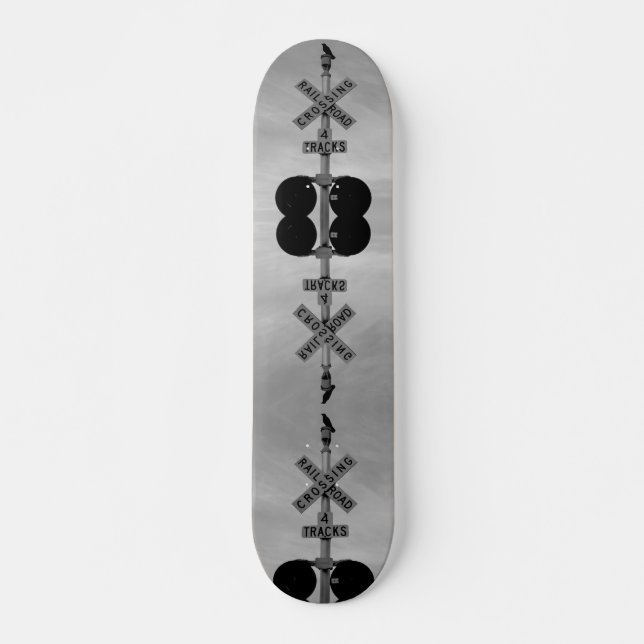 Urban Rustik Stadsscenariot Väntar 3 Skateboard (Framsida)
