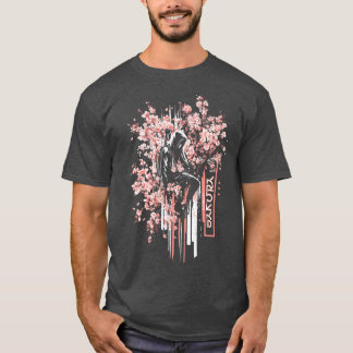 Urban Samurai bland Sakura TShirt Modern Warrior C T Shirt