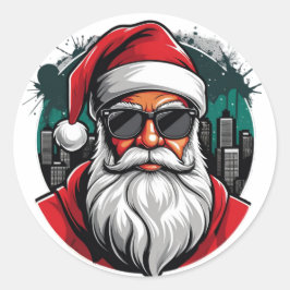 Urban Santa 10 Runt Klistermärke