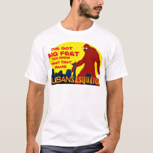Urban Sasquatch jag har Har Big Feet T Shirt