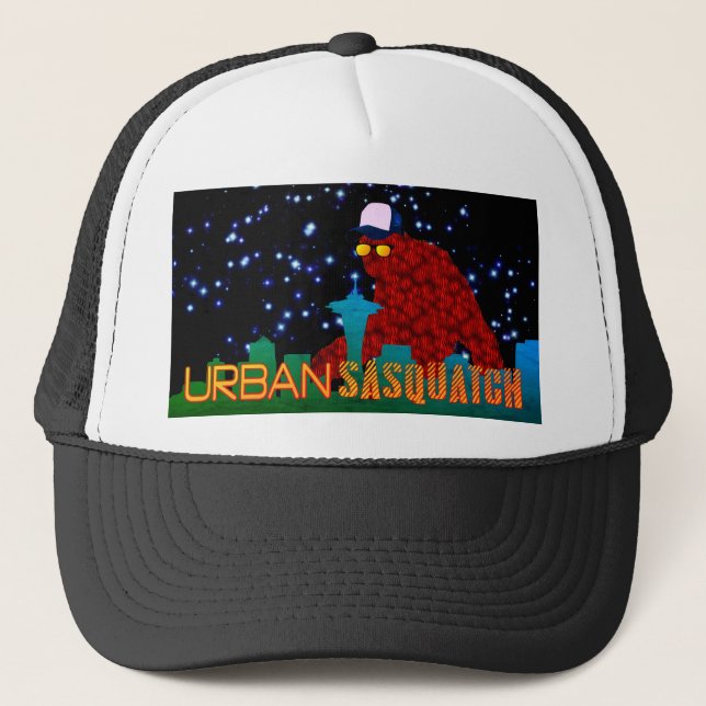 Urban Sasquatch Seattle Starry Night Keps (Framsida)