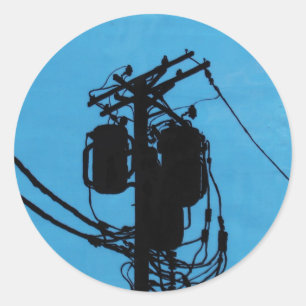 Urban Sentinel Sticker Runt Klistermärke