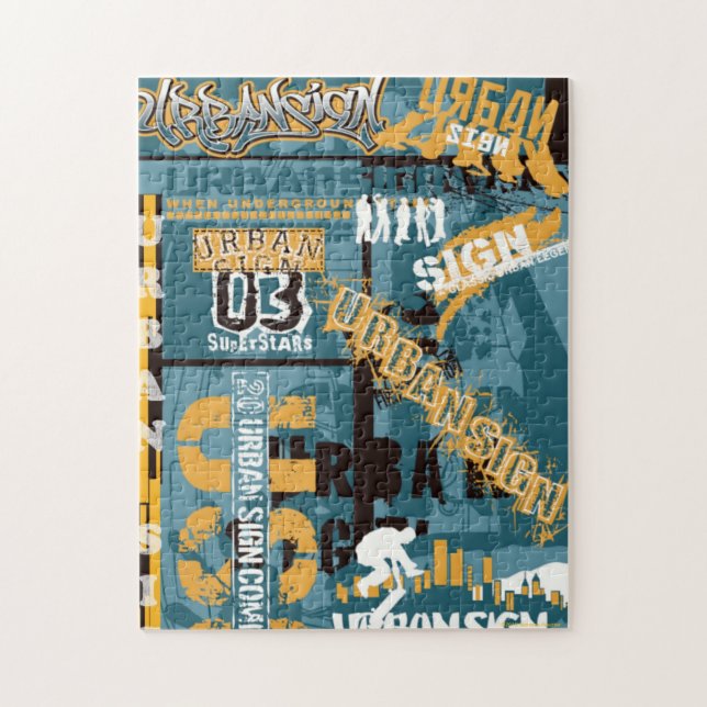 Urban Sign Puzzle Pussel (Vertikal)