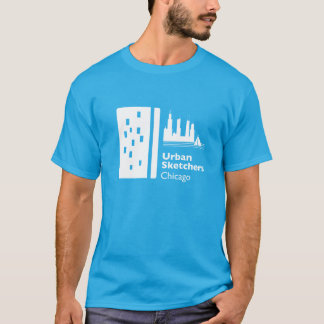 Urban Sketchers Chicago Officiell Tee Shirt