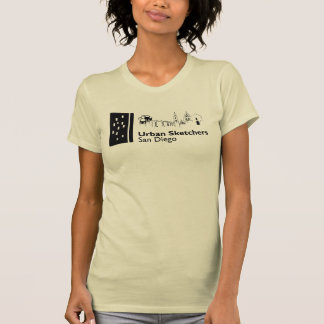 Urban Sketchers San Diego slim fit T Shirt