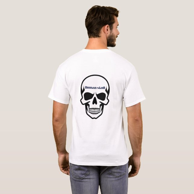 Urban Skull: Tystnad i Stil T Shirt (Hel baksida)