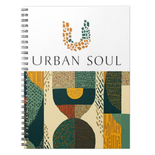 Urban Soul Minimalistisk Hälsa och Välbefinnande Anteckningsbok