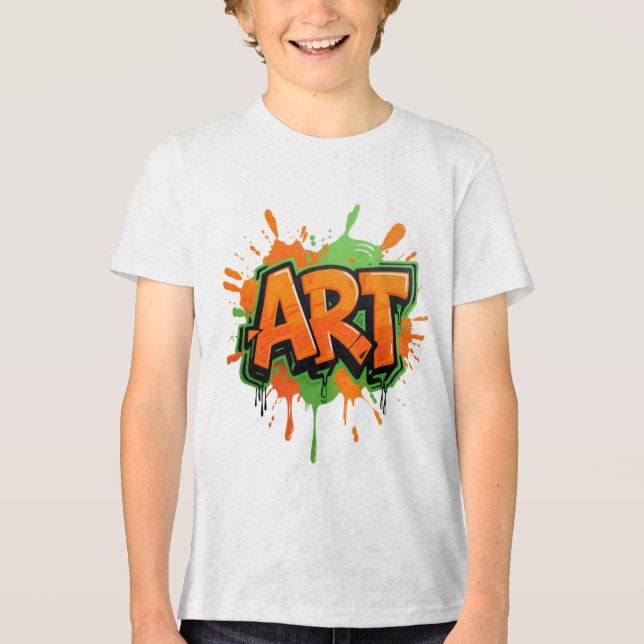 Urban Splash Art Graffiti Pulse Djärv Street Expre T Shirt (Framsida)