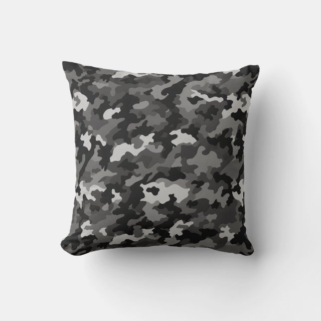 Urban Stealth Camouflage Pillow Kudde (Framsida)