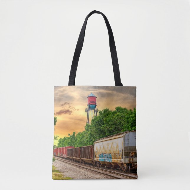 Urban Steam Punk Sunset Tygkasse (Framsida)