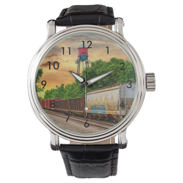 Urban Steam Punk Sunset Watch Armbandsur (Framsida)