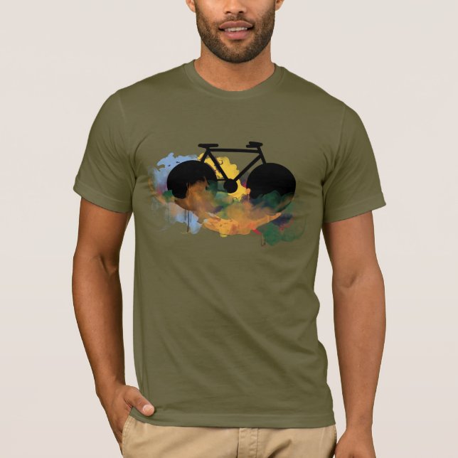 Urban Stil Bicycle T Shirt (Framsida)