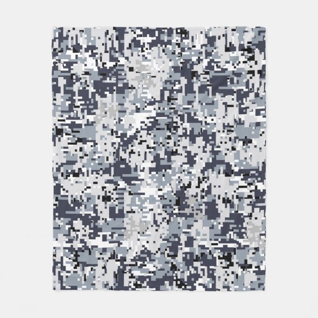 Urban Stil Digital Camouflage Decor Fleecefilt (Framsidan)