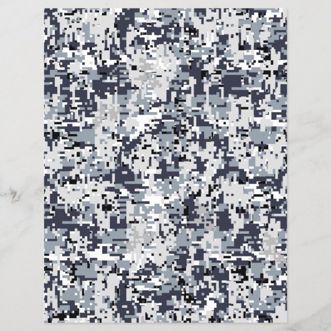 Urban Stil Digital Camouflage Decor Reklamblad (Framsidan)