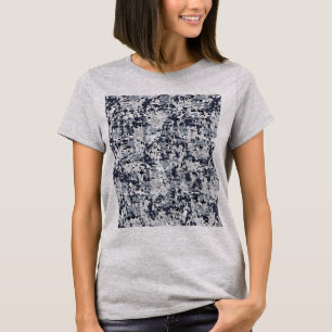 Urban Stil Grått Digital Camouflage T Shirt
