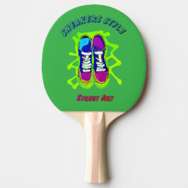 Urban Stil: Street Art Pingisracket