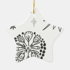 urban stjärna 5 | GOD JUL | m3galleryStudio Julgransprydnad Keramik
