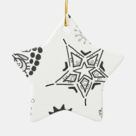 urban stjärna 6 | GOD JUL | m3galleryStudio Julgransprydnad Keramik