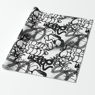Urban Street Art Graffiti Mönster Wrapping Papper Presentpapper