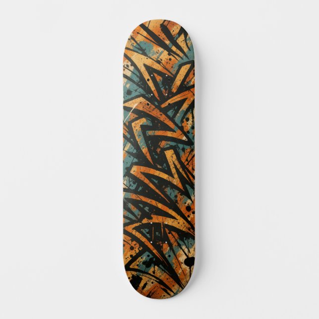 Urban Street Art Graffiti Skateboard 1 (Framsida)