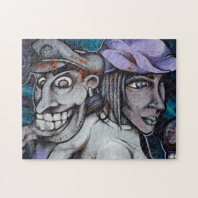 Urban Street Art Madrid. Pussel (Horisontell)