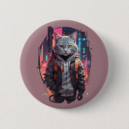 Urban Street Cat Design Knapp