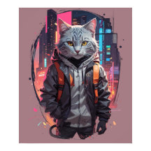 Urban Street Cat Design