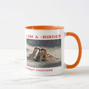 Urban Street Fighters House Sparrows Birder Mugg