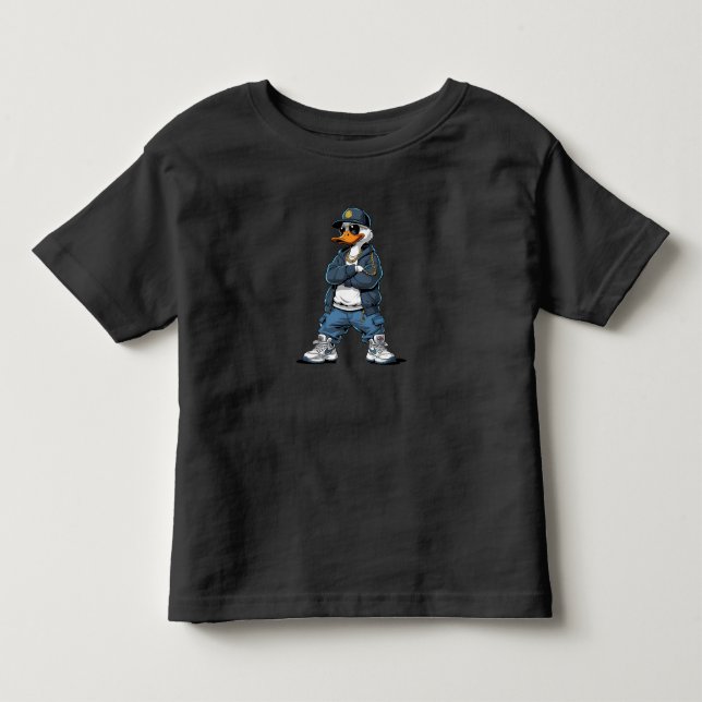 Urban Street Style Anka Karaktär T Shirt (Framsida)