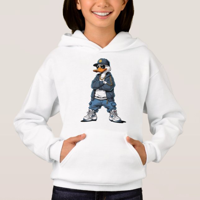 Urban Street Style Ankkaraktär T Shirt (Framsida)