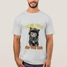Urban Street Style Cat - Hip-Hop Legend Kitty 🎸🔥 T Shirt