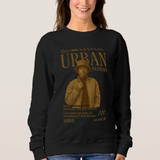 Urban Streetwear-affisch – T-shirt för modig svart