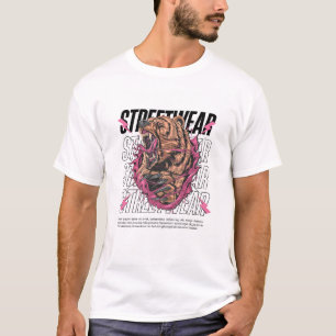 Urban Streetwear Graphic T-Shirt Art Te för mana