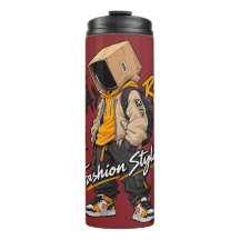 Urban Streetwear Mode Karaktär – Cool Graffiti
