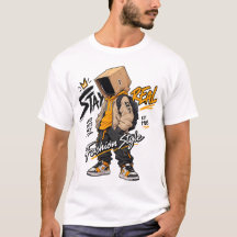Urban Streetwear Mode Karaktär – Cool Graffiti