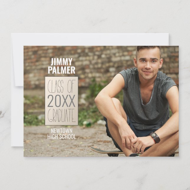 Urban Student Photo Tack Kort (Framsida)