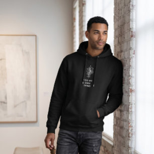 Urban svart hoodie med minimalistisk design