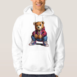 Urban teddybjörn hoodie