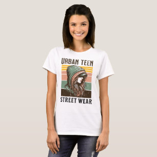 Urban Teen Vintage Streetwear Tröja Flicka Retro