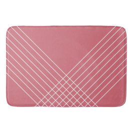 Urban Trendig Geometrisk Korall Rosa Badrumsmatta