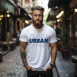 Urban Typografi Streetwear T-Shirt