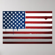 Urban USA flagga Poster