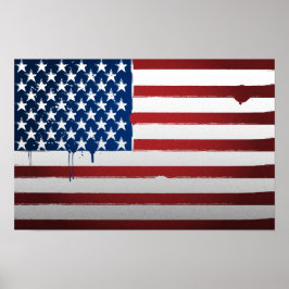 Urban USA flagga Poster