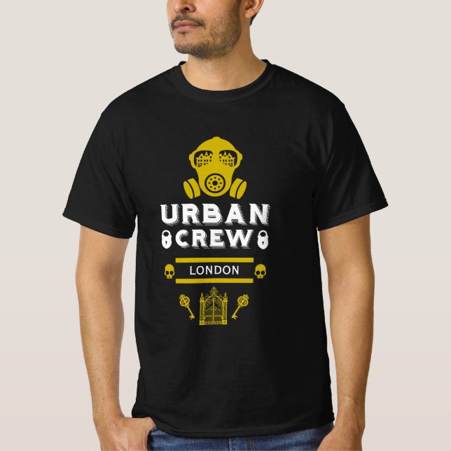  Urban Utforskning Urbex  T Shirt (Framsida)