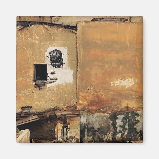 Urban vägg för peruanska gam magnet (Framsidan)