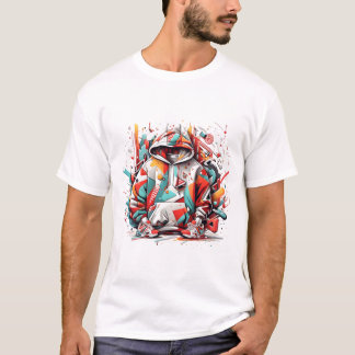Urban Vibes, Festive Streetwear Fusion T Shirt