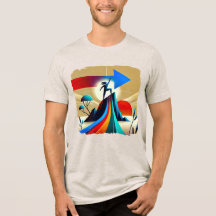 Urban Vibes - Graffiti-Inspired Abstrakt T-Shirt