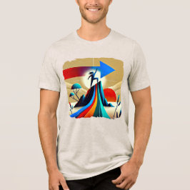 Urban Vibes - Graffiti-Inspired Abstrakt T-Shirt