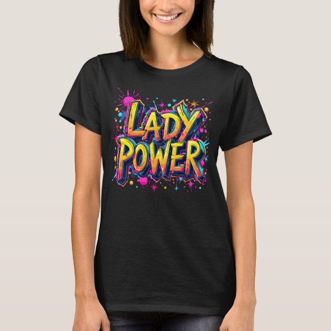 Urban Vibes Lady Power T Shirt (Framsida)