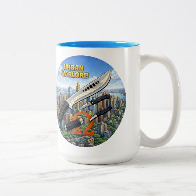 Urban Warlord (Cirkulär) Två-Tonad Mugg (Höger)